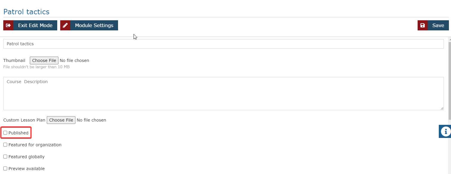 how to create courses custom course tool overview