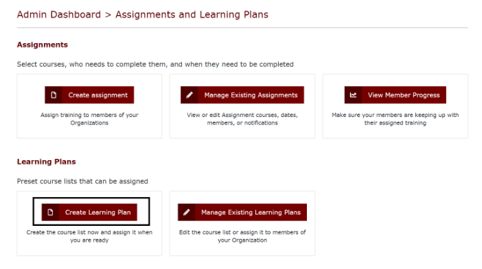 Creating Basic Category Learning Plans