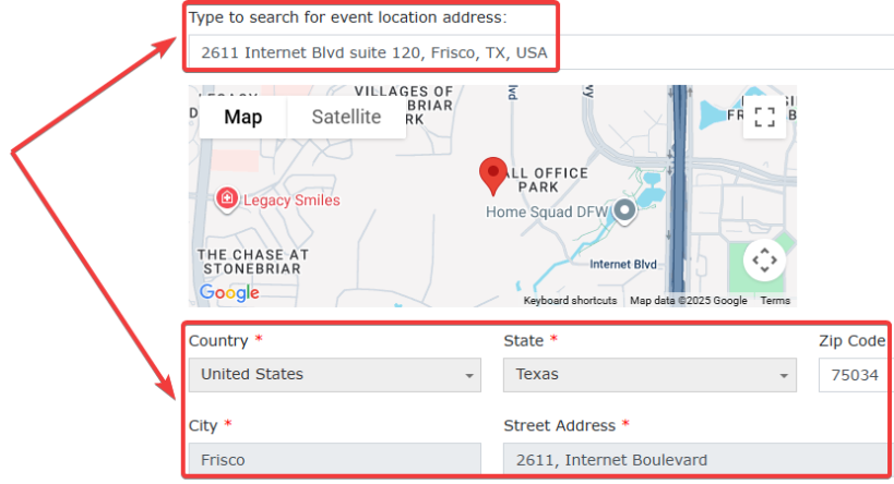 Creating Events with Events Manager