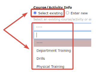 Basic External Training Management