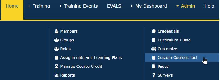 How to Create Custom Courses