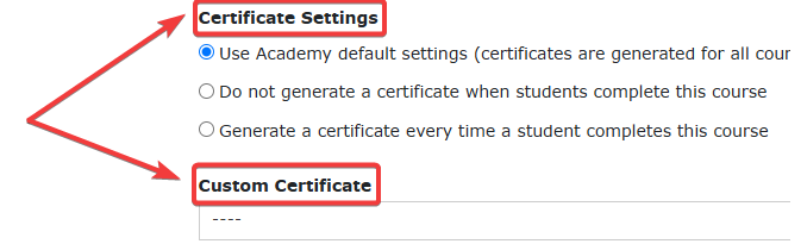 How to Create Custom Courses