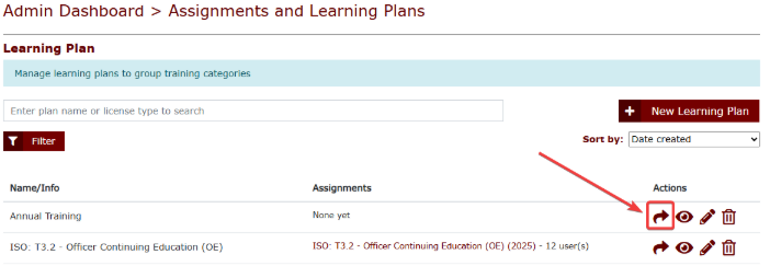 Managing Basic Learning Plans