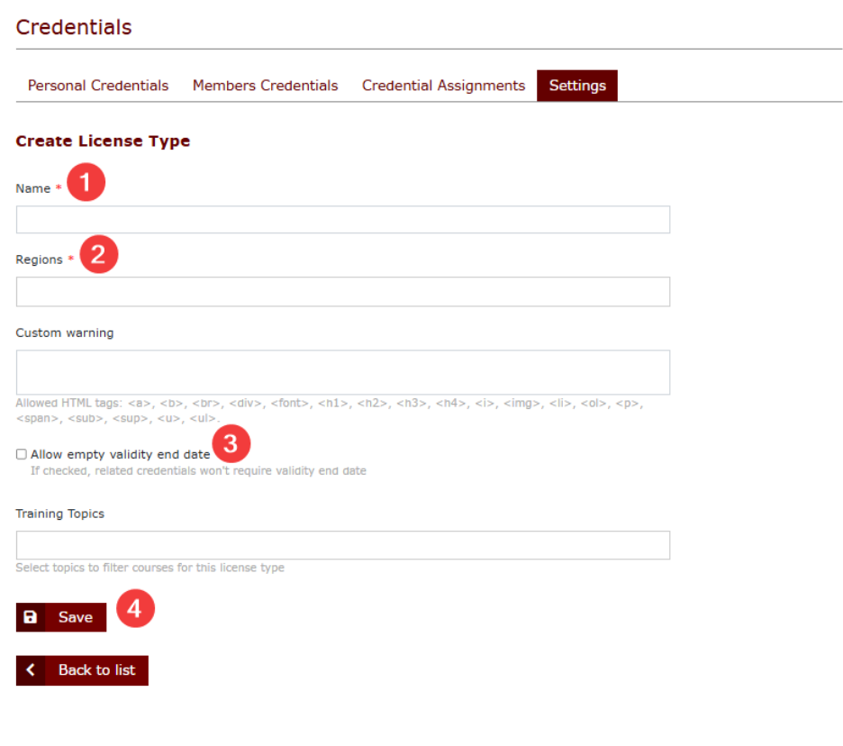 Managing Credentials