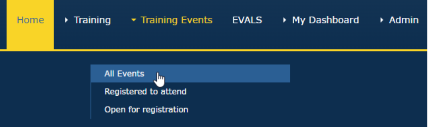 Managing Events with Events Manager